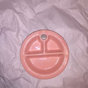 Hanks Craft Pink Baby food warming dish.